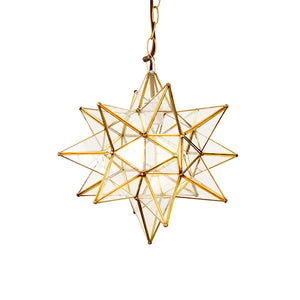 Small Clear Star Chandelier