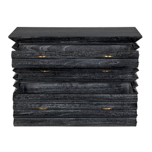 Tiago Chest, Cinder Black