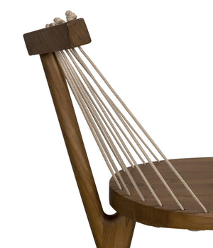 Lino Chair, Teak with Rope
