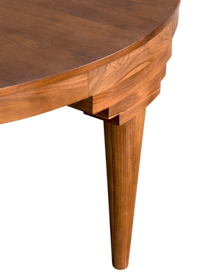 Davis Dining Table, Clear Coat Semi Gloss