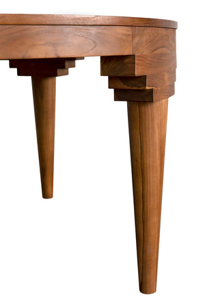 Davis Dining Table, Clear Coat Semi Gloss