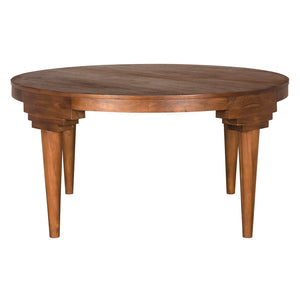 Davis Dining Table, Clear Coat Semi Gloss