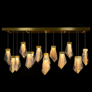 Lux Twenty-Seven-Light Horizontal Chandelier