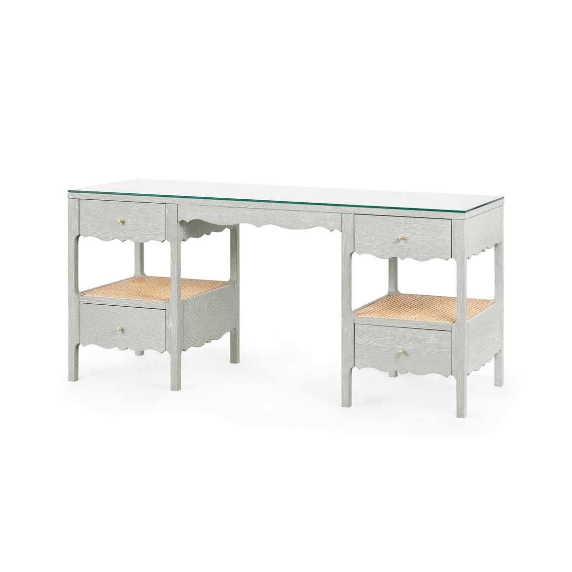 Arianna Desk, Soft Gray | Arianna Collection | Villa & House