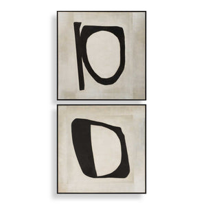 Uttermost Characters Abstract Art Set/2