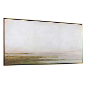 Uttermost Hazy Lake Framed Landscape Art