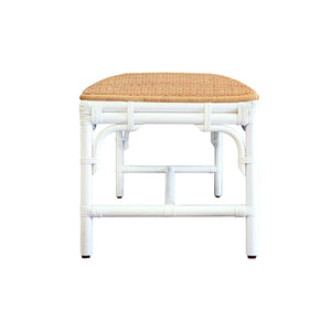 Asha Bench in Painted White