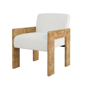 Astor Accent Chair in Burl Wood