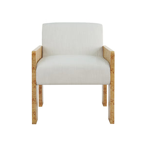 Astor Accent Chair in Burl Wood