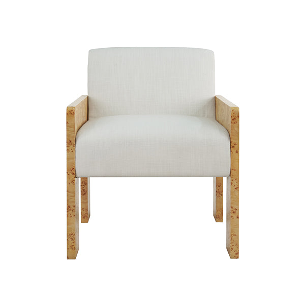 Astor Accent Chair in Burl Wood