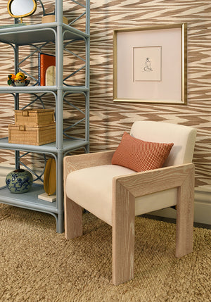 Astor Accent Chair in Cerused Oak