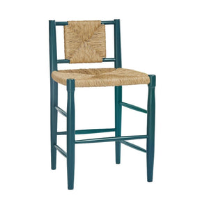 Abby Woven Rush Counter Stool – 24"