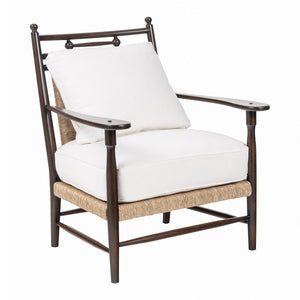 Abigail Rush Arm Chair with Cushions