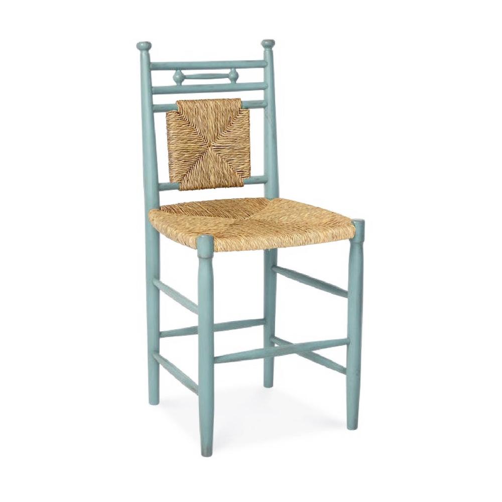 Abigail Woven Rush Counter Stool – 24"