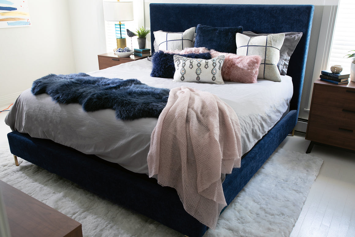 Woven Kid Mohair Throw