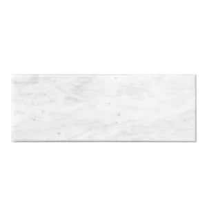 Beck White Marble Tray with Brass Feet