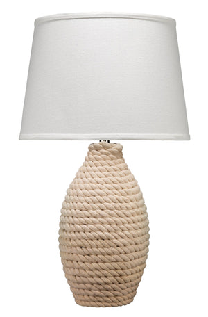 Rope Table Lamp, Off White