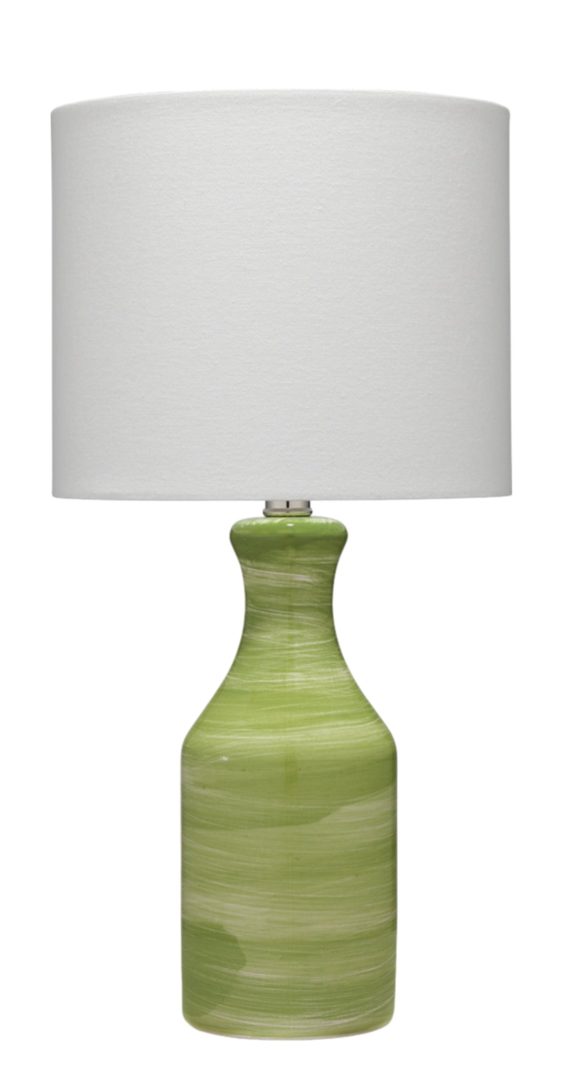 Bungalow Ceramic Table Lamp, Green