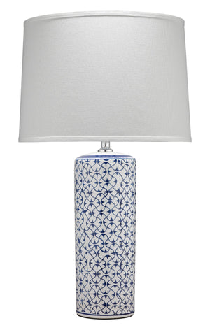Vivian Ceramic Table Lamp, Blue