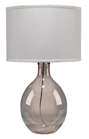 Juliette Blown-Glass Table Lamp, Grey