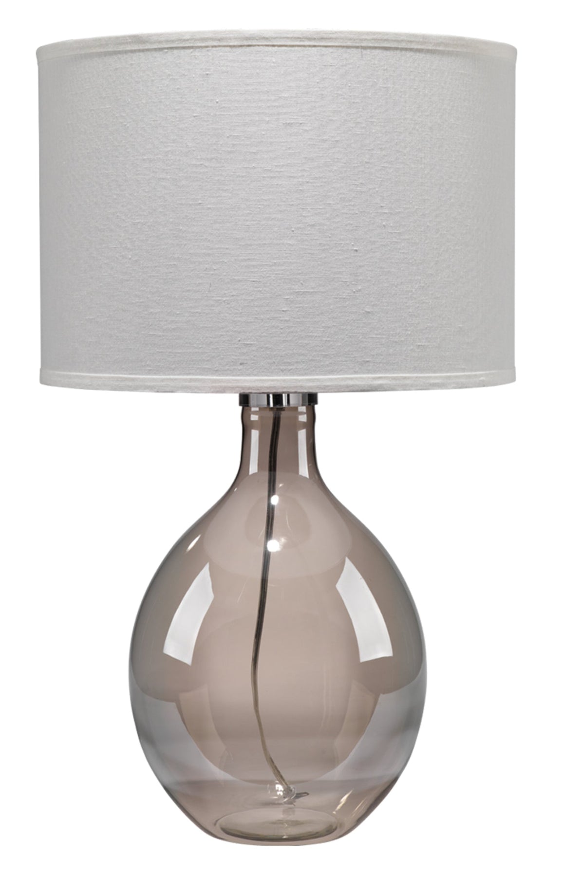 Juliette Blown-Glass Table Lamp, Grey