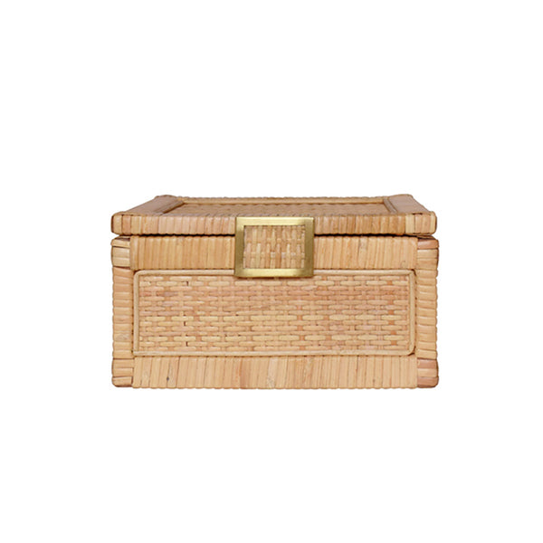 Hemore Box Rattan con Coperchio, Cestino da 5,9 Pollici di Portata di Rattan con Coperchio, Scatola da stocca Hemore Box Rattan con Coperchio, Cestino da 5,9 Pollici di Portata di Rattan con Coperchio, Scatola da stocca