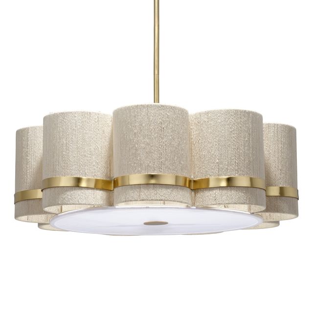 Carousel 4-Light Chandelier, Off-White