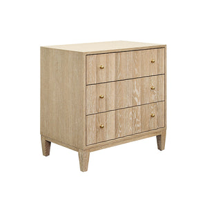 Carmack Side Table in Cerused Oak