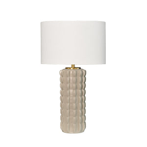 Cece Table Lamp in Beige Glaze