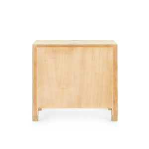 Cole 3-Drawer Side Table, Burl | Cole Collection | Villa & House