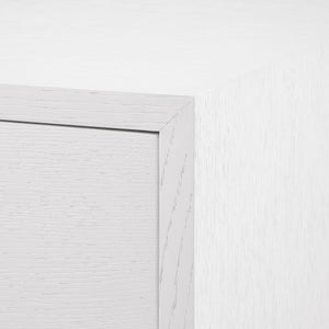 Cora 4-Drawer End Table, Soft White | Cora Collection | Villa & House