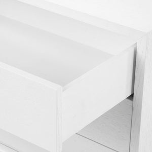 Cora 4-Drawer End Table, Soft White | Cora Collection | Villa & House