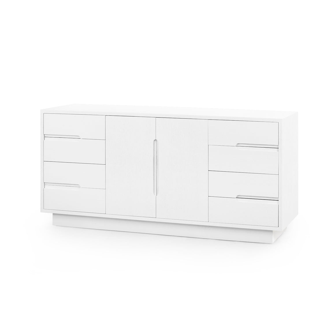 Cora 8-Drawer & 2-Door Cabinet, Soft White | Cora Collection | Villa & House