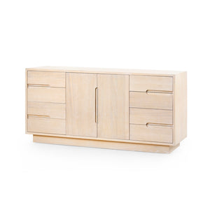 Cora 8-Drawer & 2-Door Cabinet, Sand | Cora Collection | Villa & House