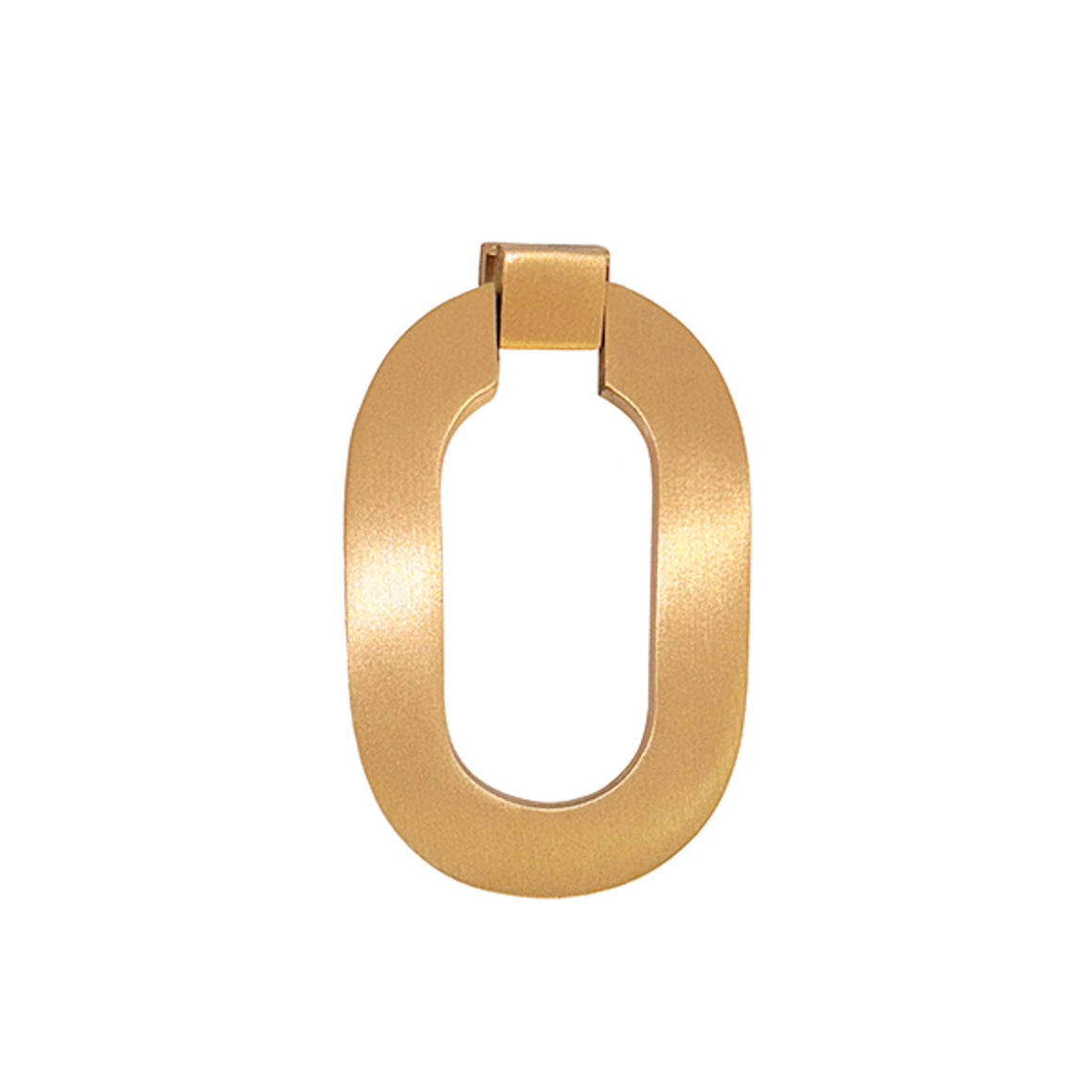 Cora Oval Ring HardWare In Satin Brass