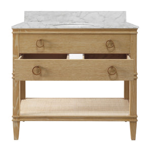 Cutler Bath Vanity in Cerused Oak