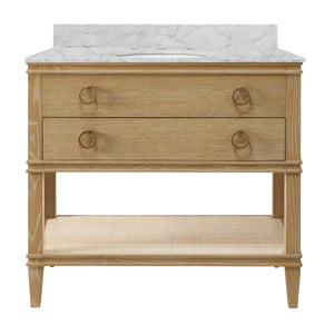 Cutler Bath Vanity in Cerused Oak