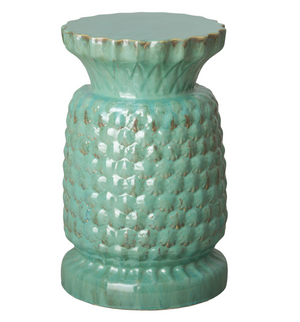 Pineapple Ceramic Garden Stool