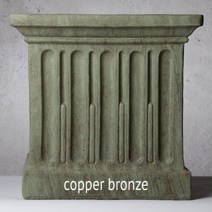 Hampstead Large Cast Stone Urn Planter - Copper Bronze