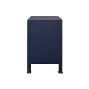 Edelman Side Table with Antique Brass Circle Hardware