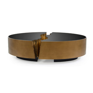 Fessura Cocktail Table, Gold