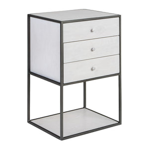 Emerson Three Drawer Side Table