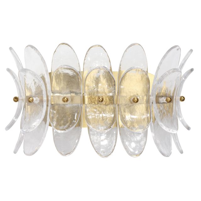 Coronet 1-Light Wall Sconce, Clear