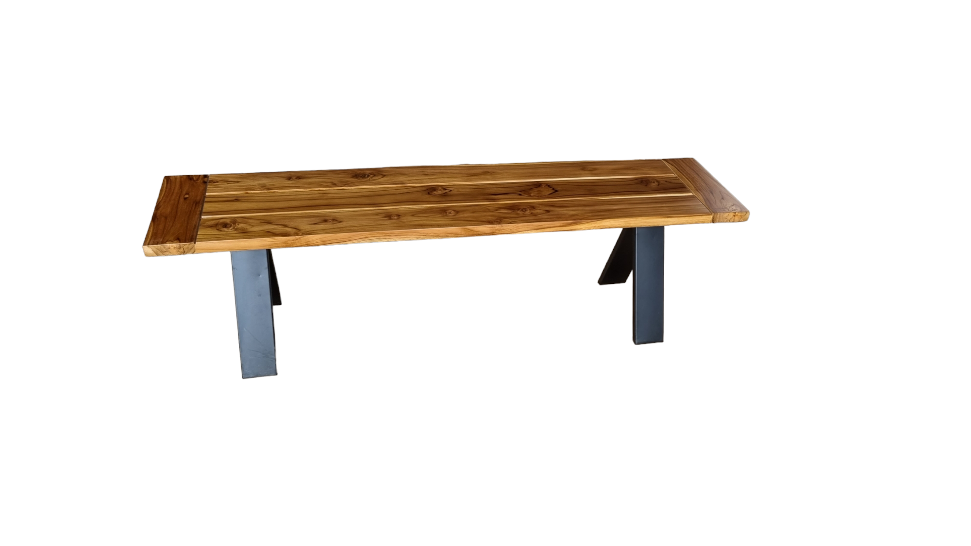 Cyprus 56" Patio Bench in Natural Teak