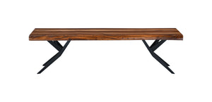 Rosewood 68" Bench in Natural Sheesham