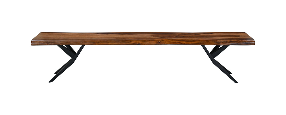 Rosewood 90" Bench in Natural Sheesham