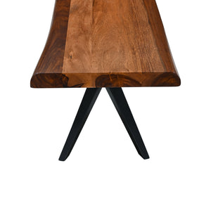 Rosewood 90" Bench in Natural Sheesham