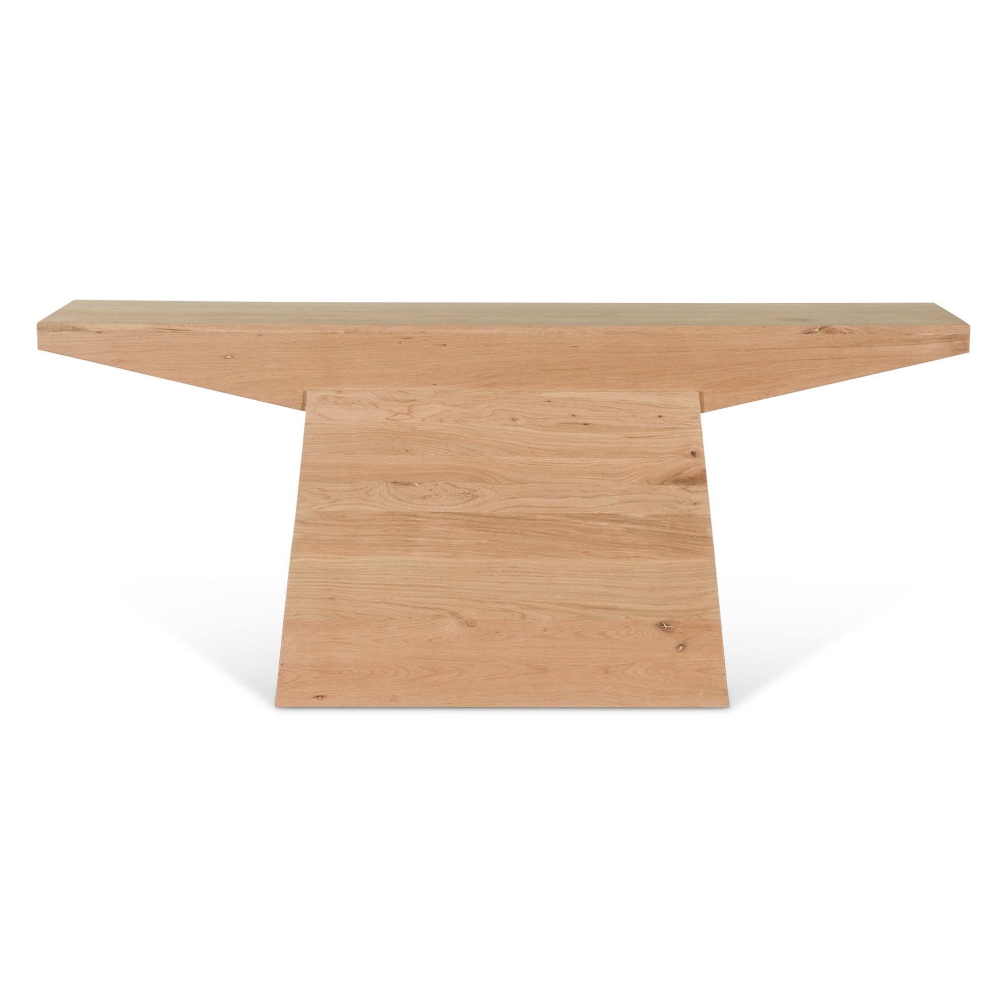 Incus 68" Console Table in Natural Oak