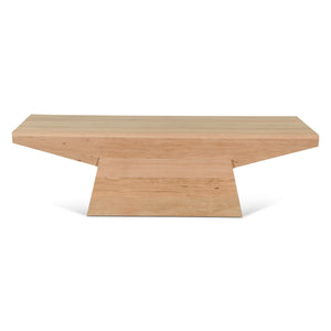 Incus 58" Coffee Table in Natural Oak