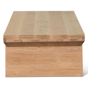 Incus 58" Coffee Table in Natural Oak